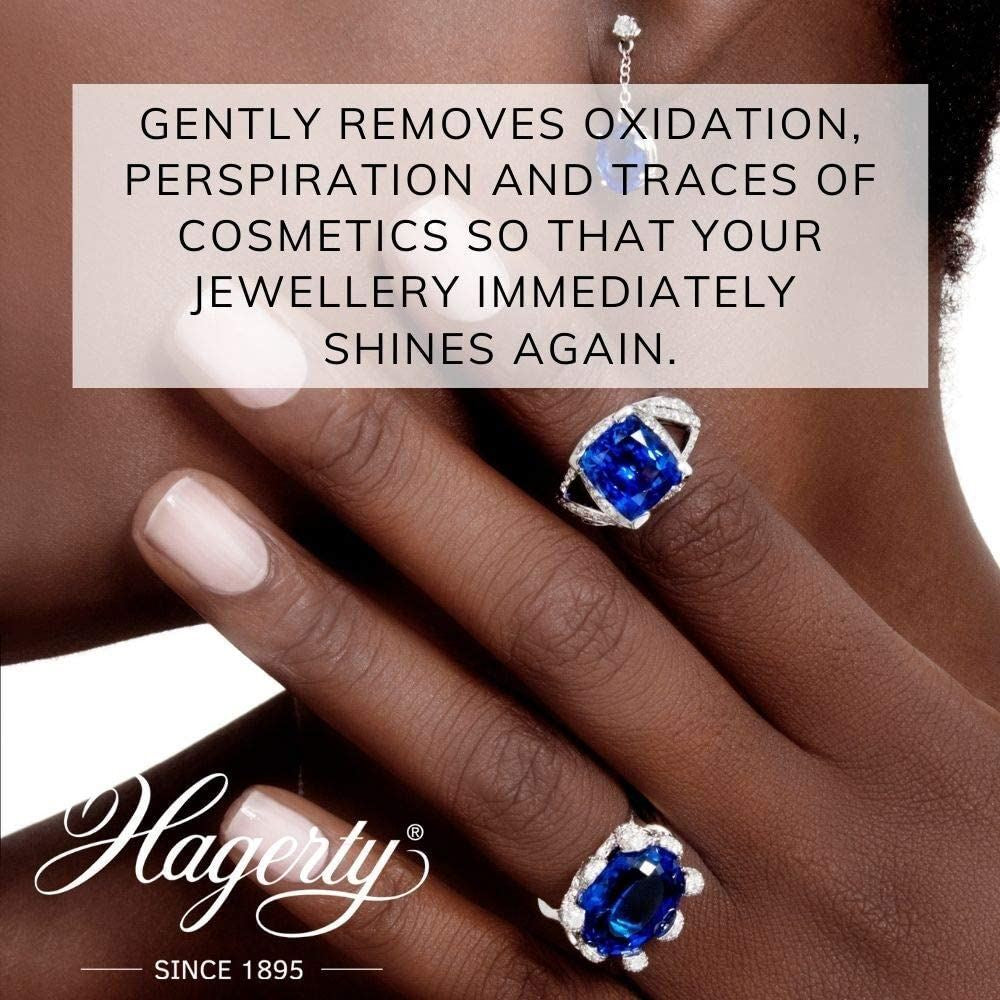 Hagerty Fashion Jewellery Clean Dip Bath 170Ml & Cloth Cleaning Polish Jewellery