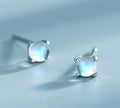 Mermaid Tears 925 Sterling Silver Bead Stud Earrings Womens Girl Jewellery Gift