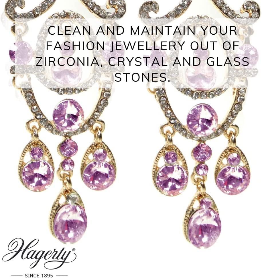 Hagerty Fashion Jewellery Clean Dip Bath 170Ml & Cloth Cleaning Polish Jewellery