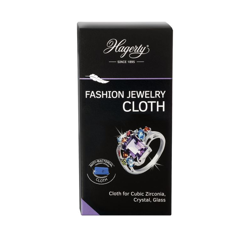 Hagerty Fashion Jewellery Clean Dip Bath 170Ml & Cloth Cleaning Polish Jewellery