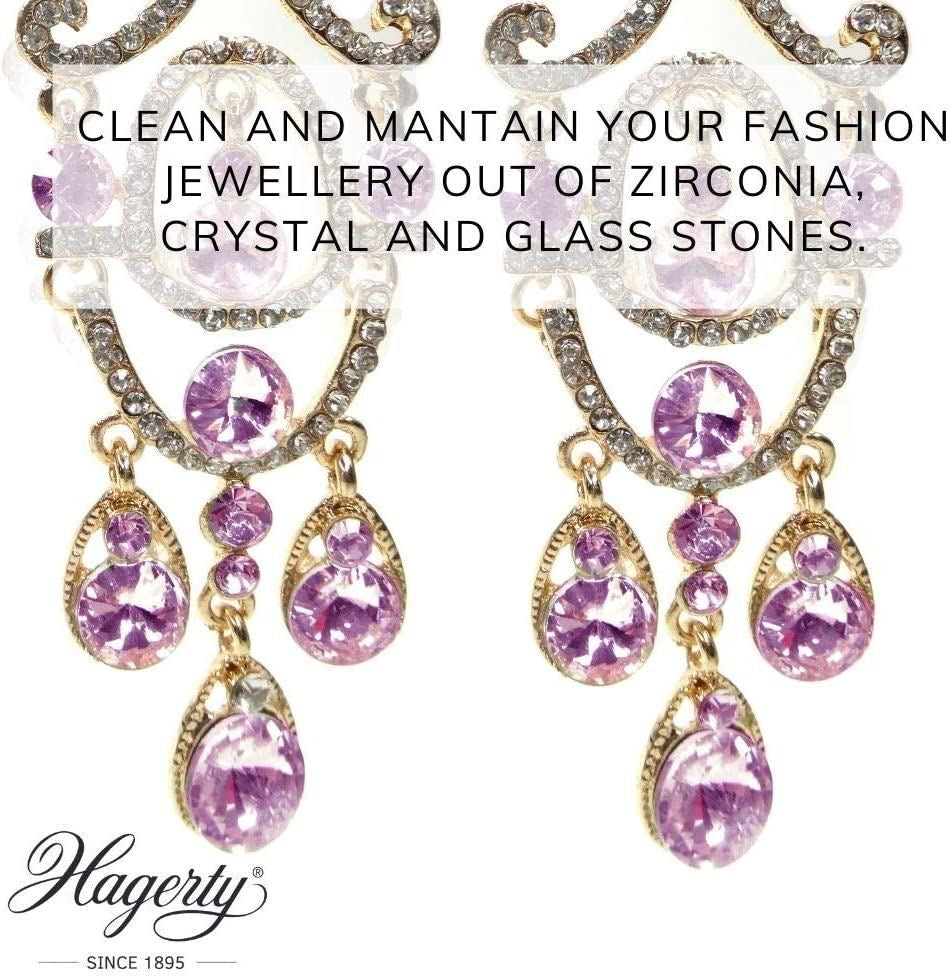 Hagerty Fashion Jewellery Clean Dip Bath 170Ml & Cloth Cleaning Polish Jewellery