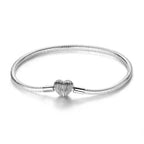 Aria Ribbed Heart Bracelet - Loyalty & Love