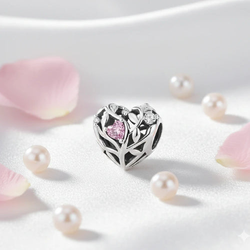 Entwined Heart Family Tree Charm - Loyalty & Love