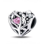 Entwined Heart Family Tree Charm - Loyalty & Love