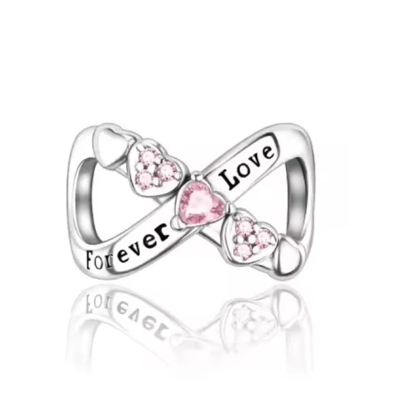 Infinity Love Heart in 925 Sterling Silver - Loyalty & Love
