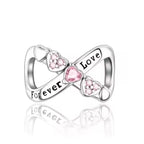 Infinity Love Heart in 925 Sterling Silver - Loyalty & Love