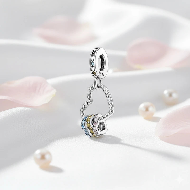 Family Hearts Dangle Charm - Loyalty & Love