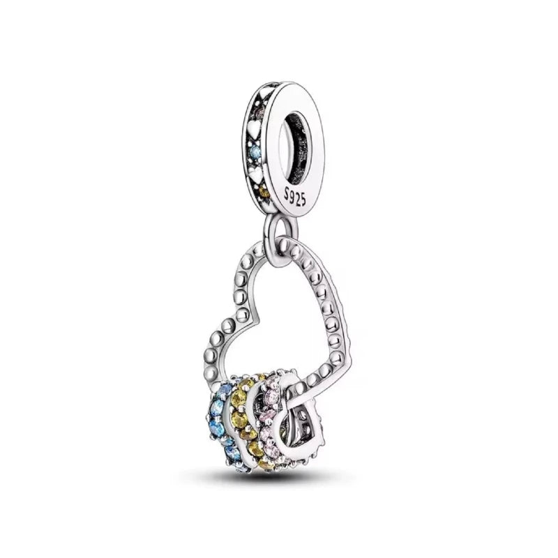 Family Hearts Dangle Charm - Loyalty & Love