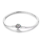Tree of Life Snake Chain Bracelet in 925 Sterling Silver - Loyalty & Love