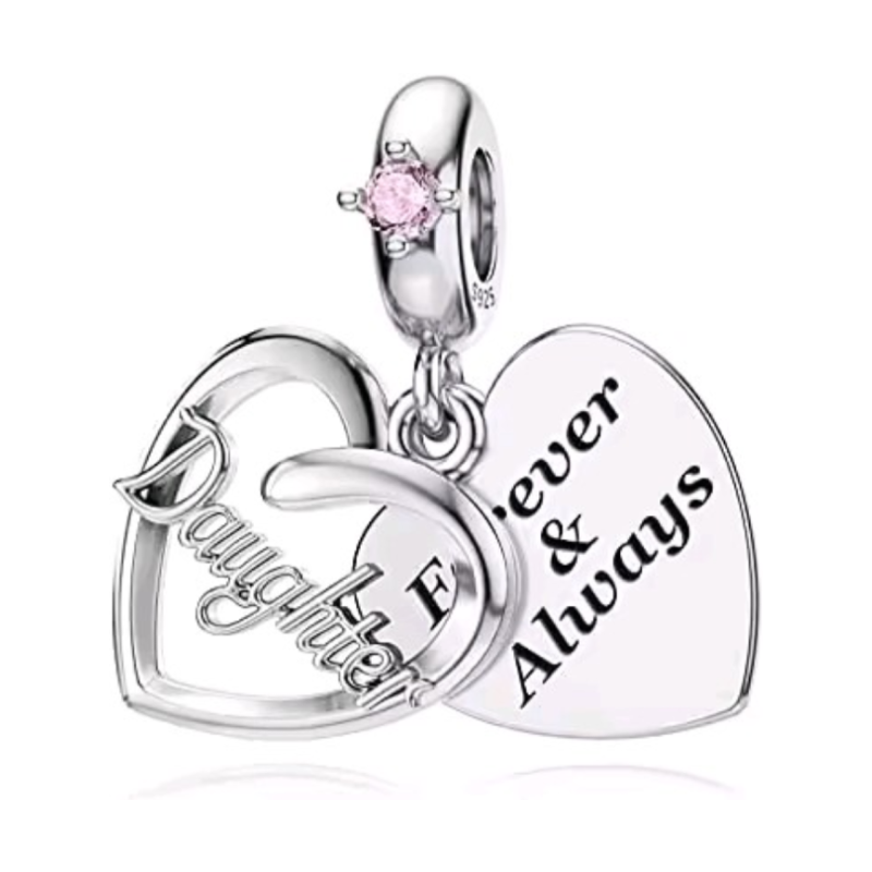 Forever & Always Daughter Charm - Loyalty & Love