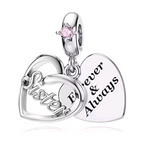 Sister Heart in 925 Sterling Silver - Loyalty & Love