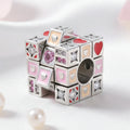 Heart Cube Charm in 925 Sterling Silver - Loyalty & Love