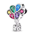 Adventure House Balloon Charm in 925 Sterling Silver - Loyalty & Love