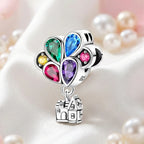 Adventure House Balloon Charm in 925 Sterling Silver - Loyalty & Love