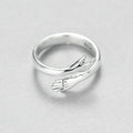 Silver Love Hug Ring Band Open Finger Fully Adjustable Jewellery, UK