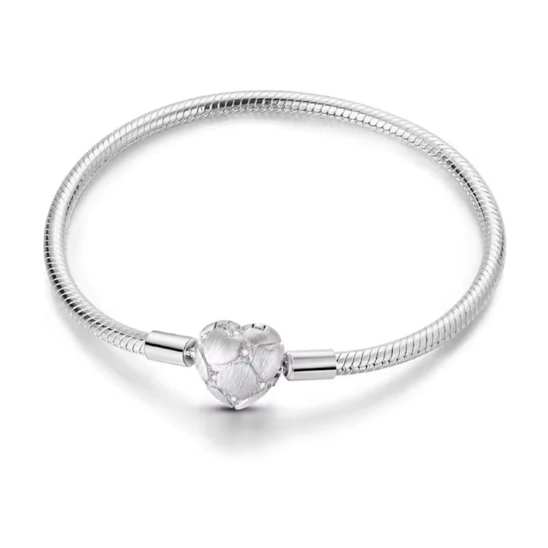 Elegance Snake Chain Bracelet in 925 Sterling Silver - Loyalty & Love