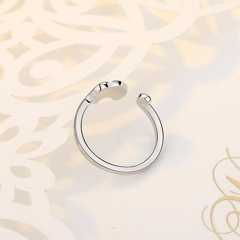 Women Girls Cute Elephant Adjustable Ring 925 Sterling Silver Jewellery Gift UK