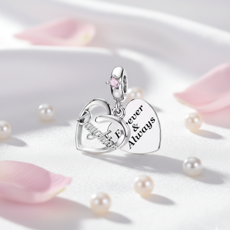 Forever & Always Daughter Charm - Loyalty & Love