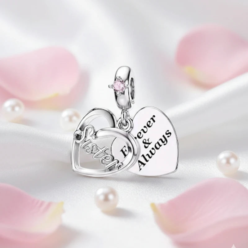 Forever & Always Sister Charm - Loyalty & Love