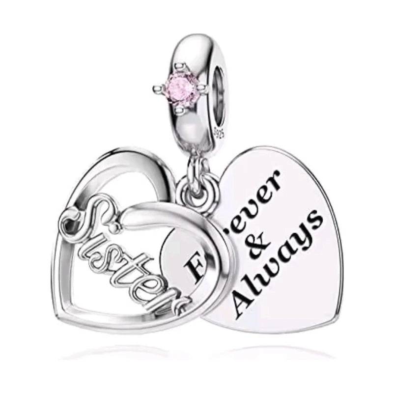 Forever & Always Sister Charm - Loyalty & Love