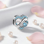 March Birthday Heart in 925 Sterling Silver - Loyalty & Love