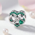 May Birthday Heart in 925 Sterling Silver - Loyalty & Love